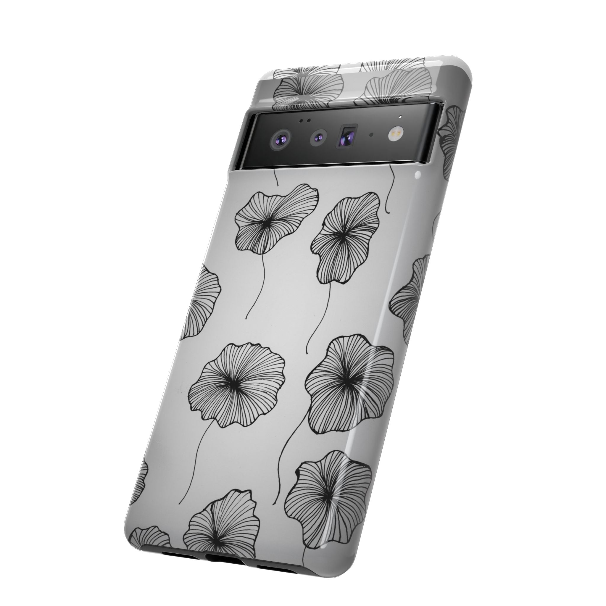 Floral Sketch Tough Phone Case