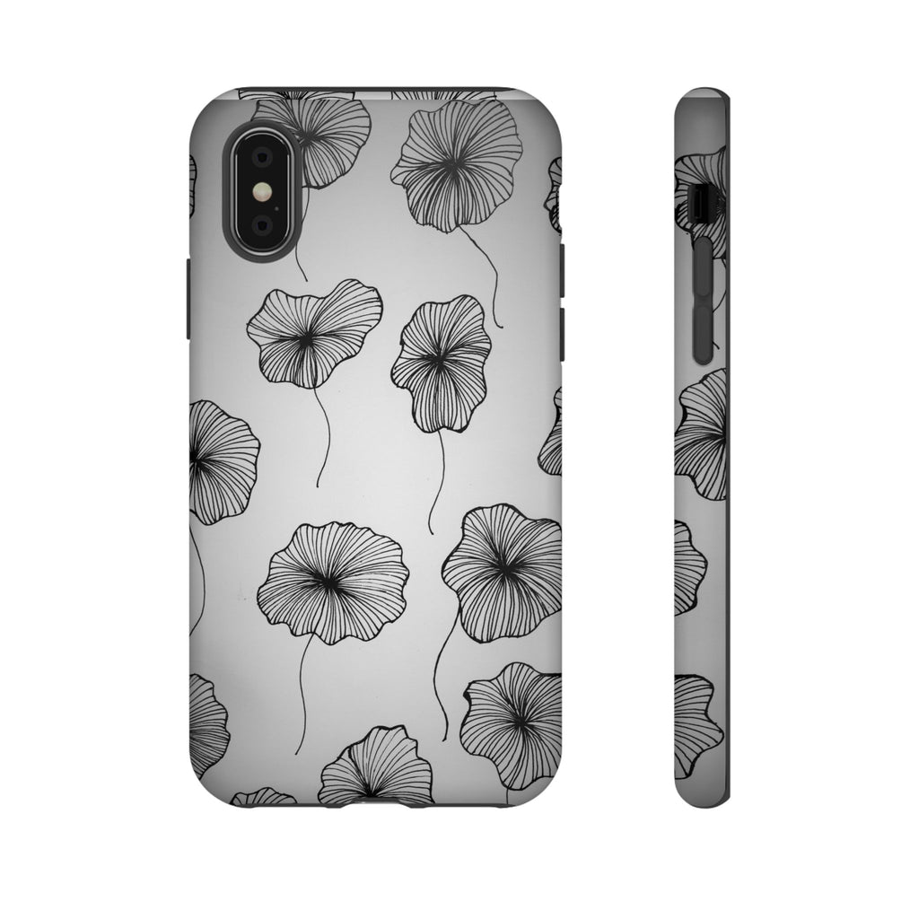 Floral Sketch Tough Phone Case
