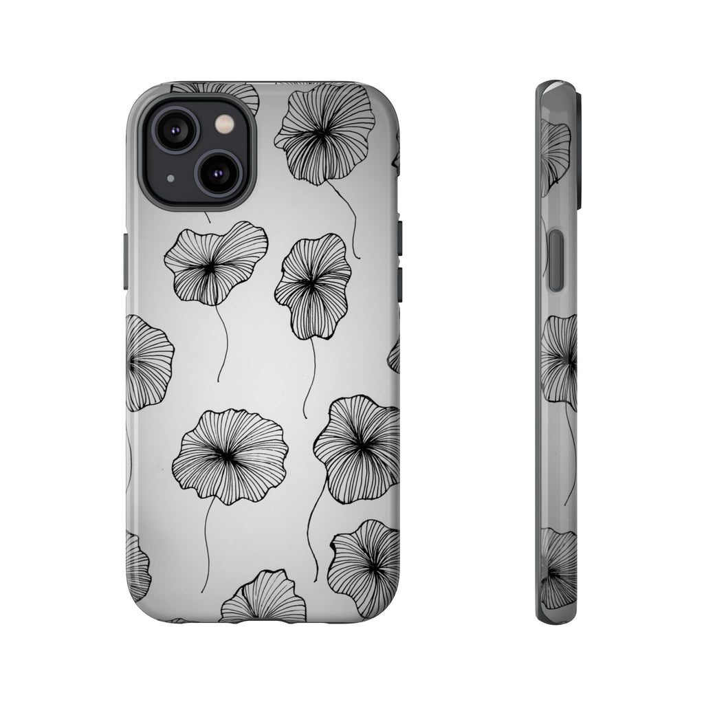 Floral Sketch Tough Phone Case