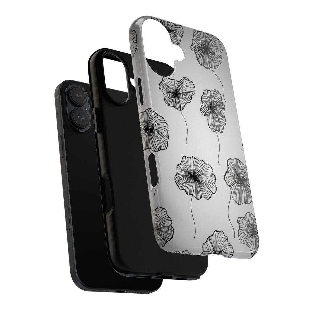 Floral Sketch Tough Phone Case