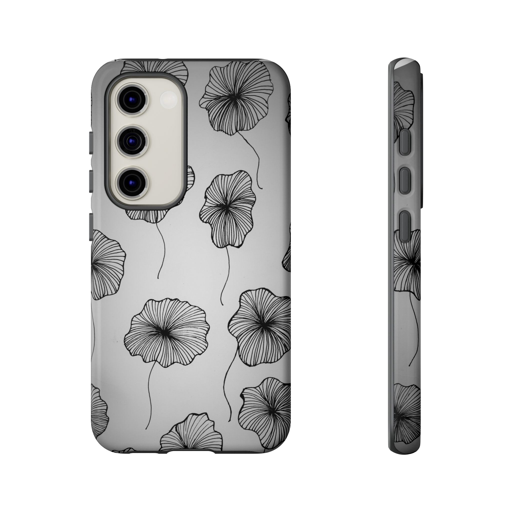 Floral Sketch Tough Phone Case