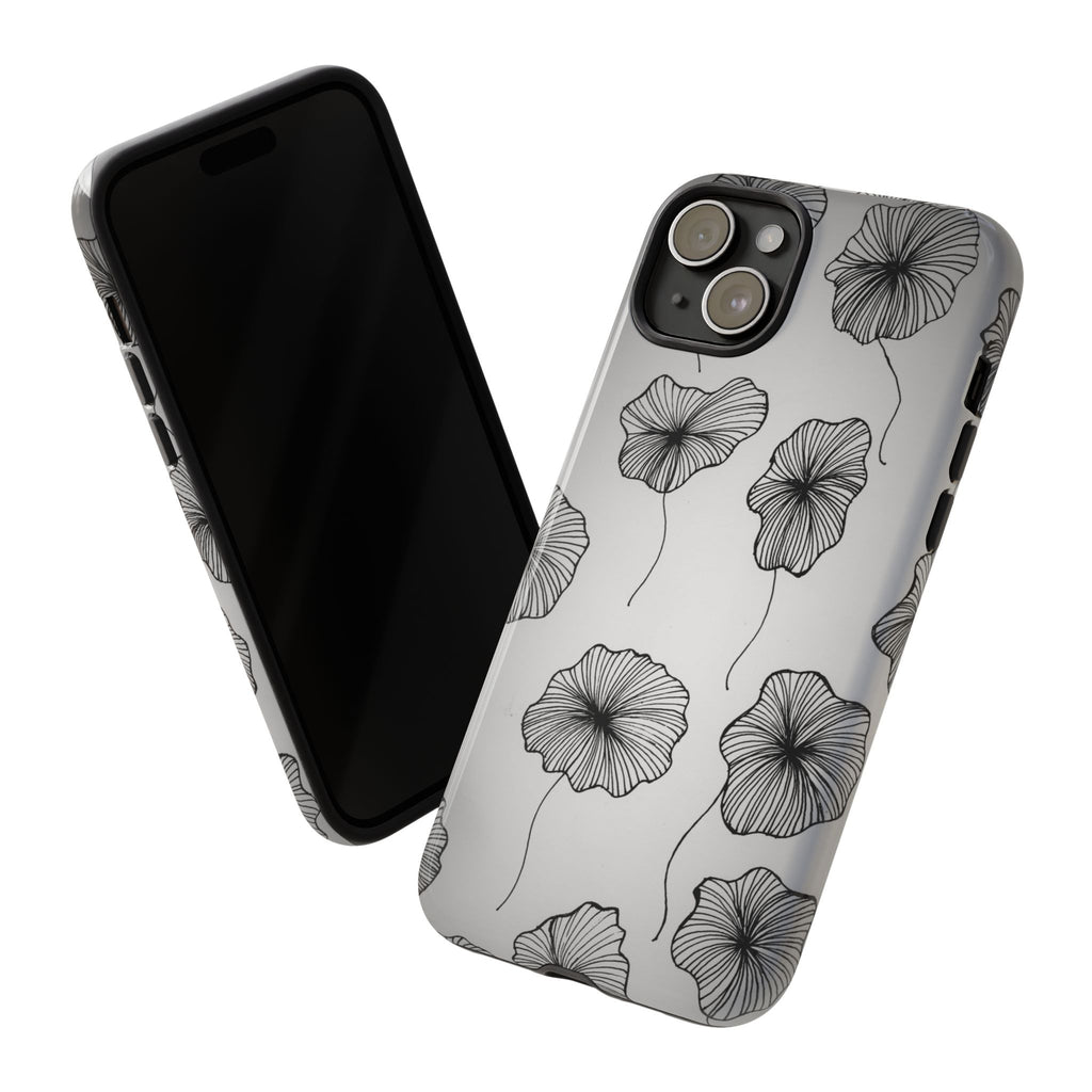 Floral Sketch Tough Phone Case