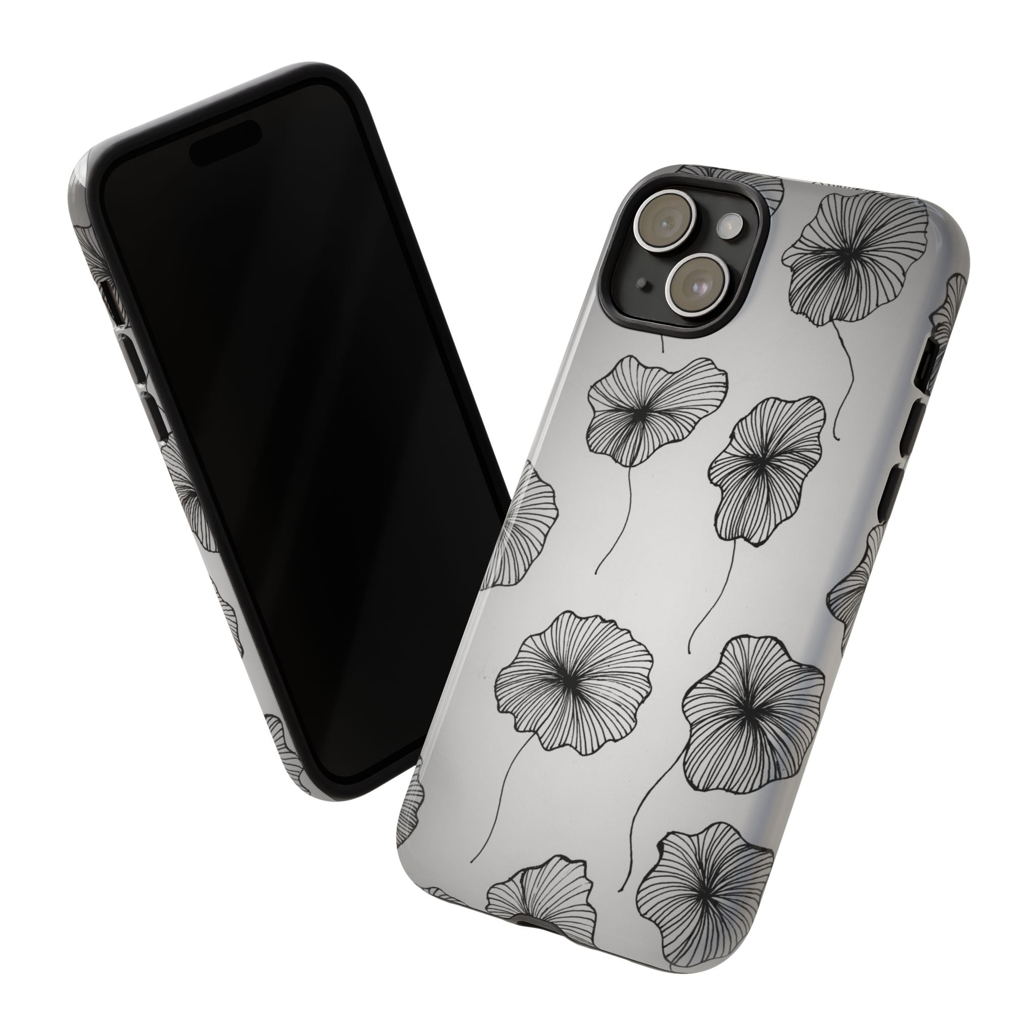 Floral Sketch Tough Phone Case
