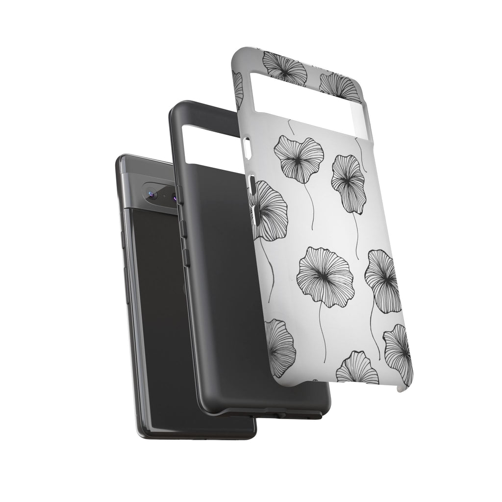 Floral Sketch Tough Phone Case