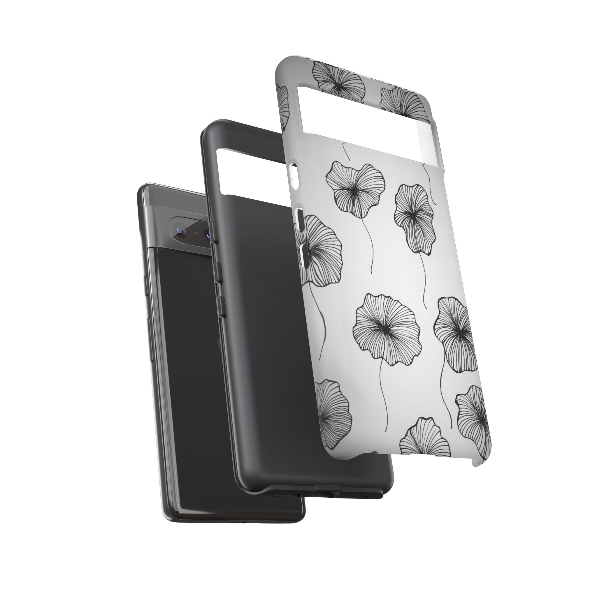 Floral Sketch Tough Phone Case