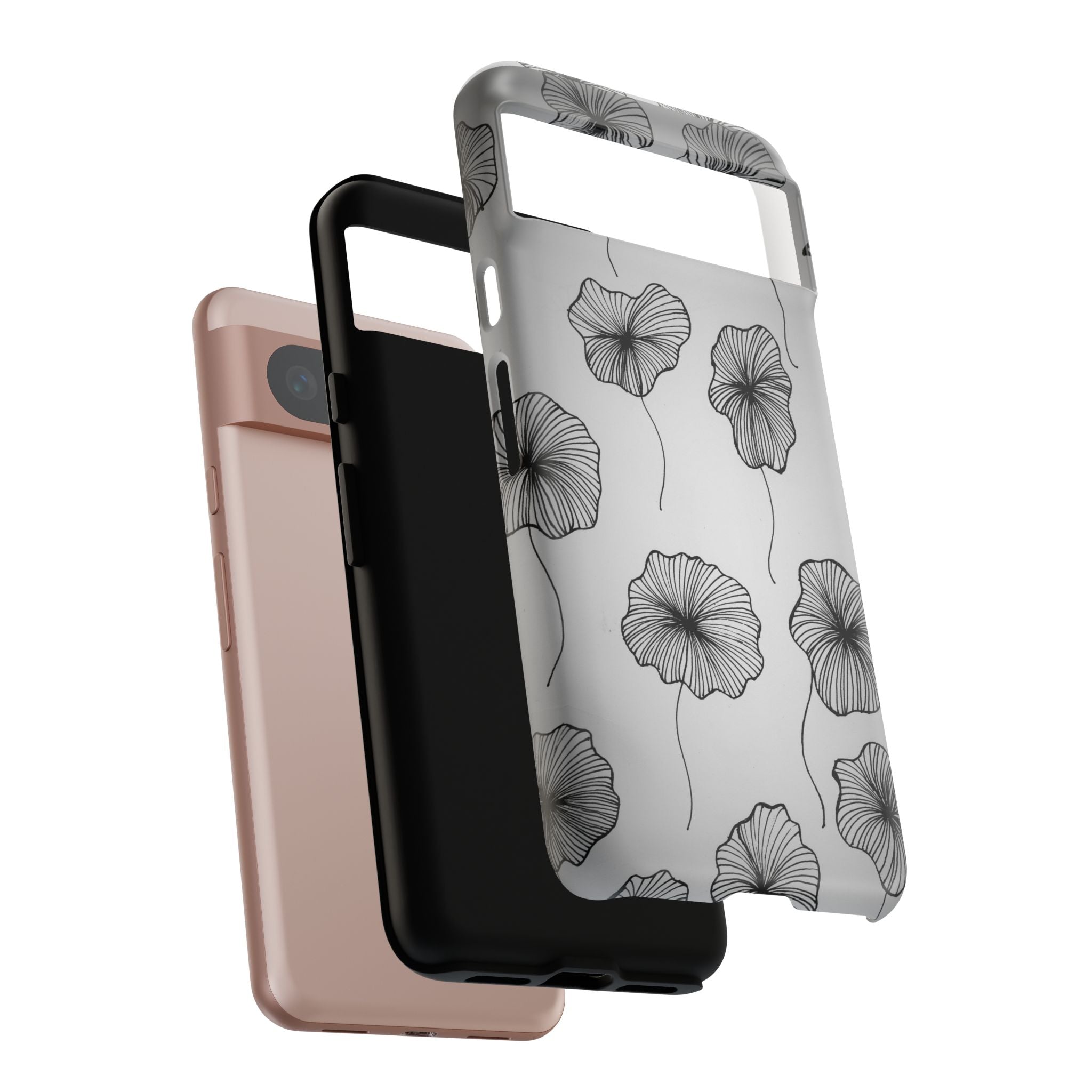 Floral Sketch Tough Phone Case