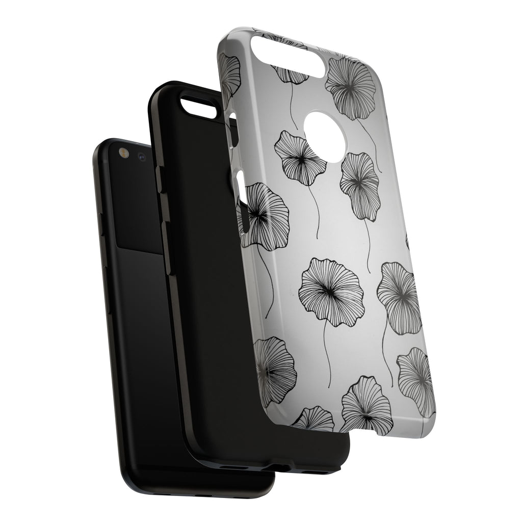 Floral Sketch Tough Phone Case