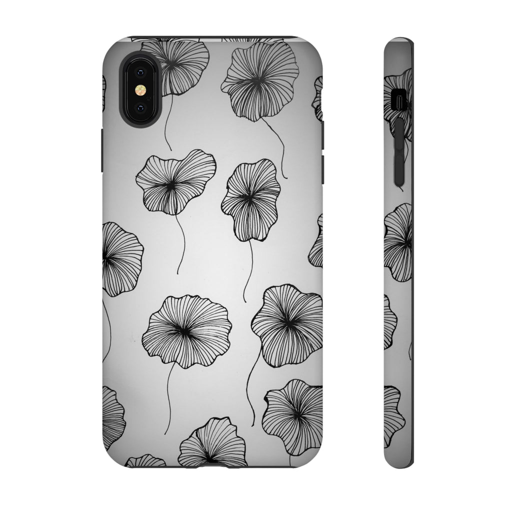 Floral Sketch Tough Phone Case