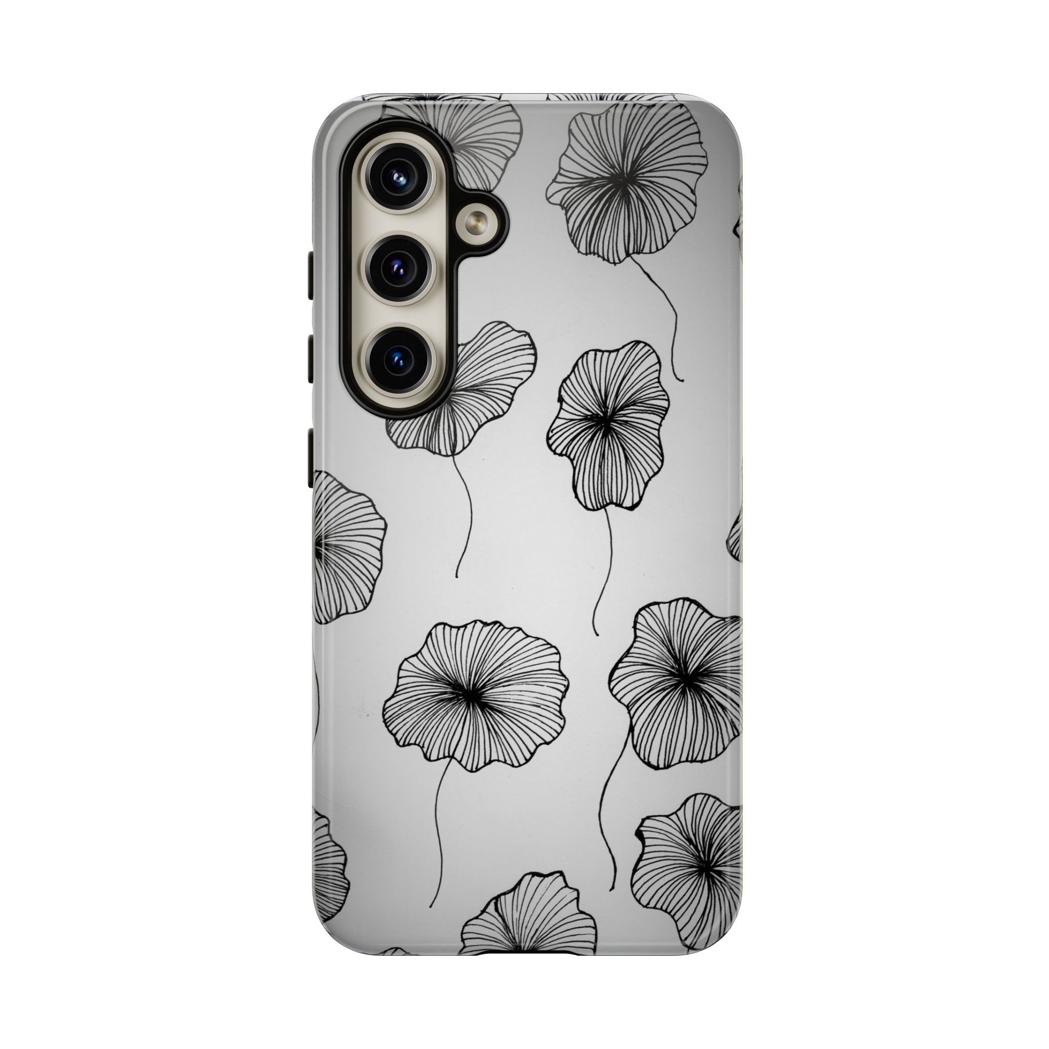 Floral Sketch Tough Phone Case