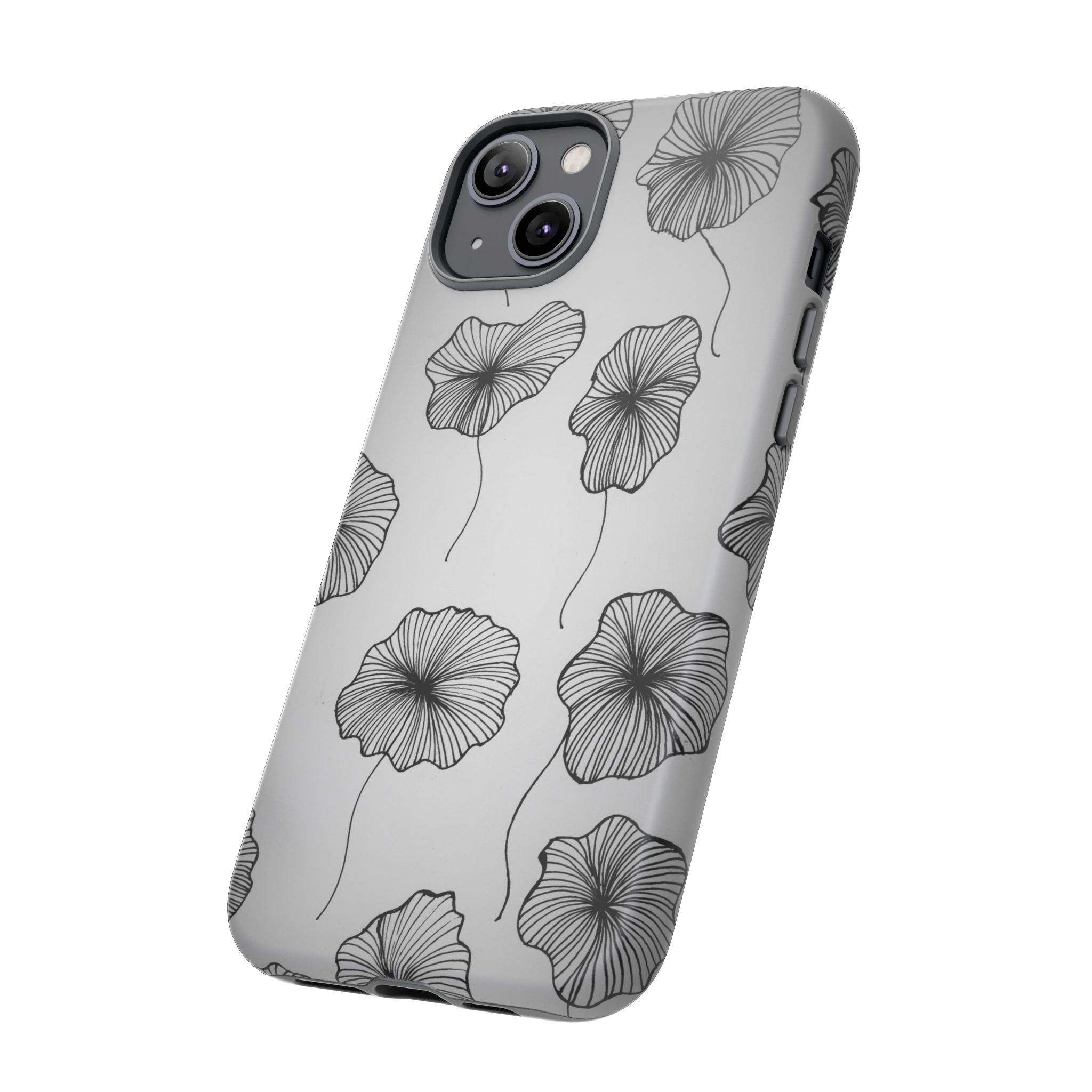 Floral Sketch Tough Phone Case