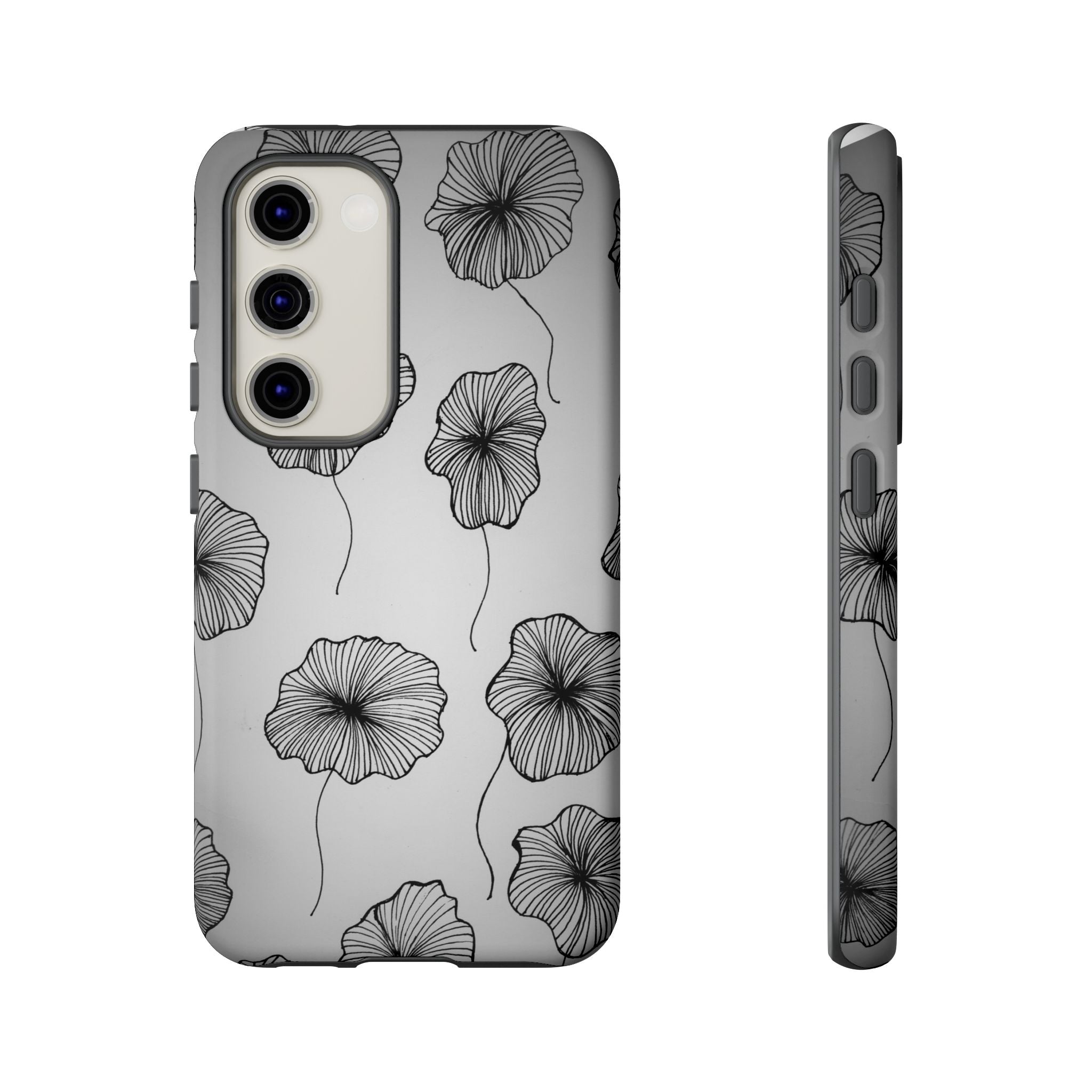 Floral Sketch Tough Phone Case