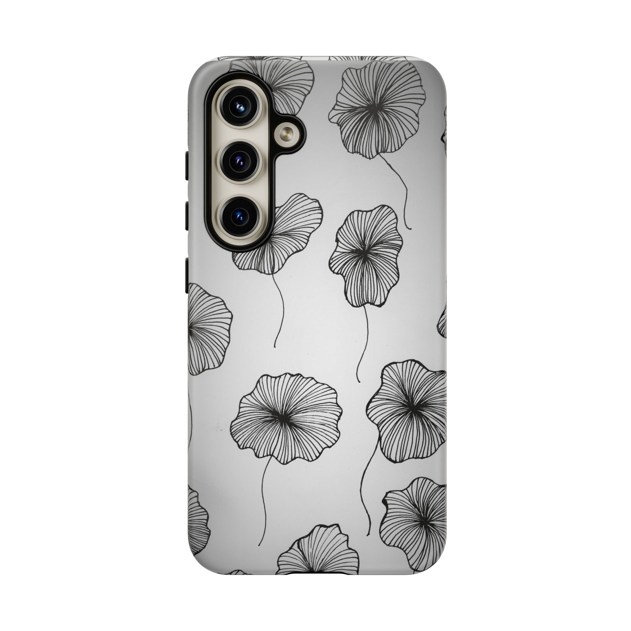 Floral Sketch Tough Phone Case