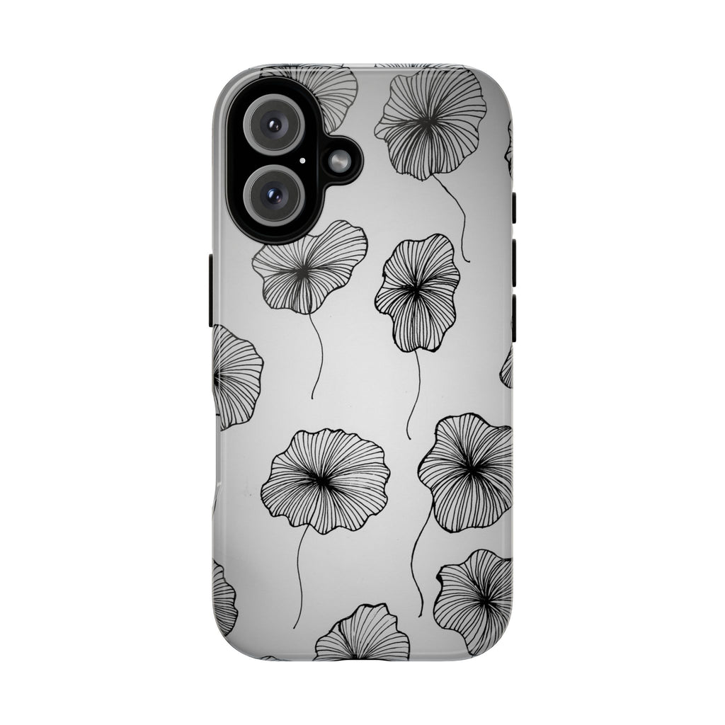 Floral Sketch Tough Phone Case