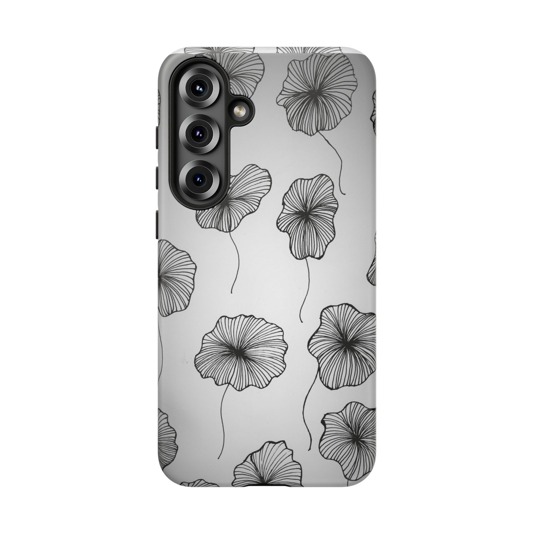 Floral Sketch Tough Phone Case