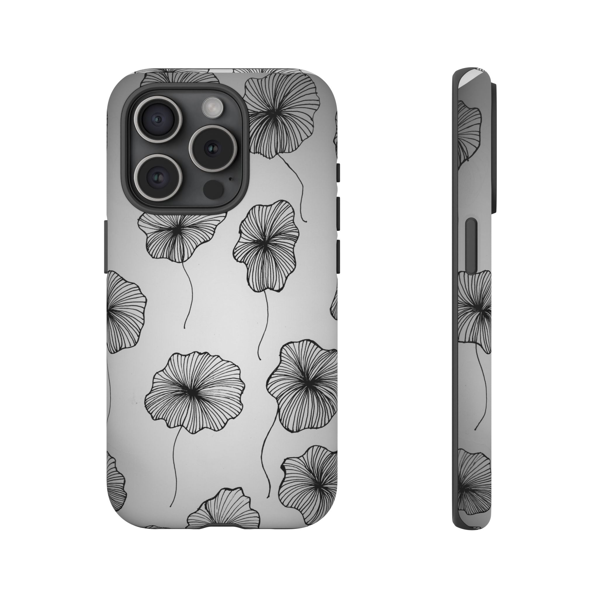 Floral Sketch Tough Phone Case