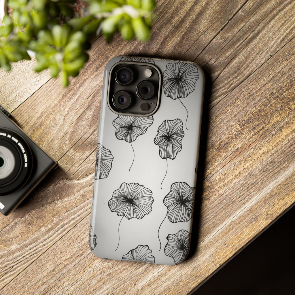 Floral Sketch Tough Phone Case