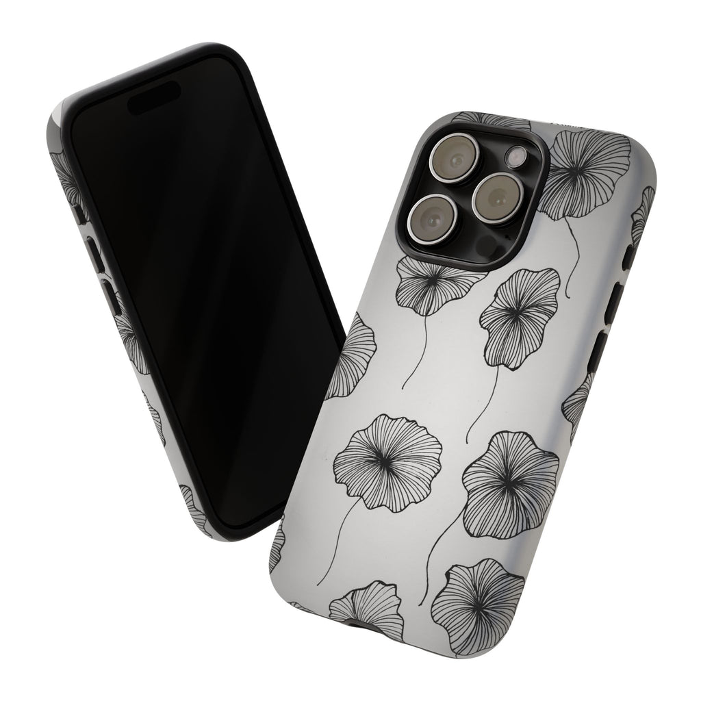 Floral Sketch Tough Phone Case