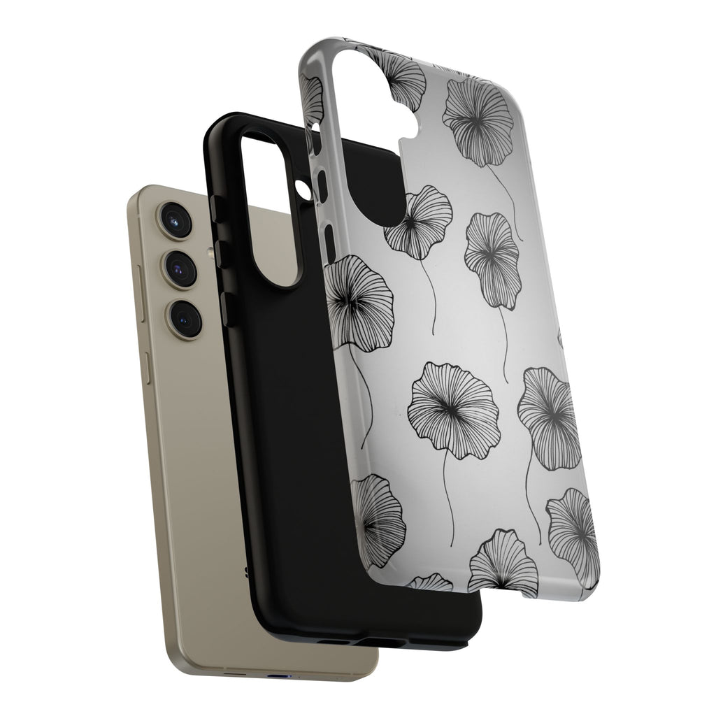 Floral Sketch Tough Phone Case