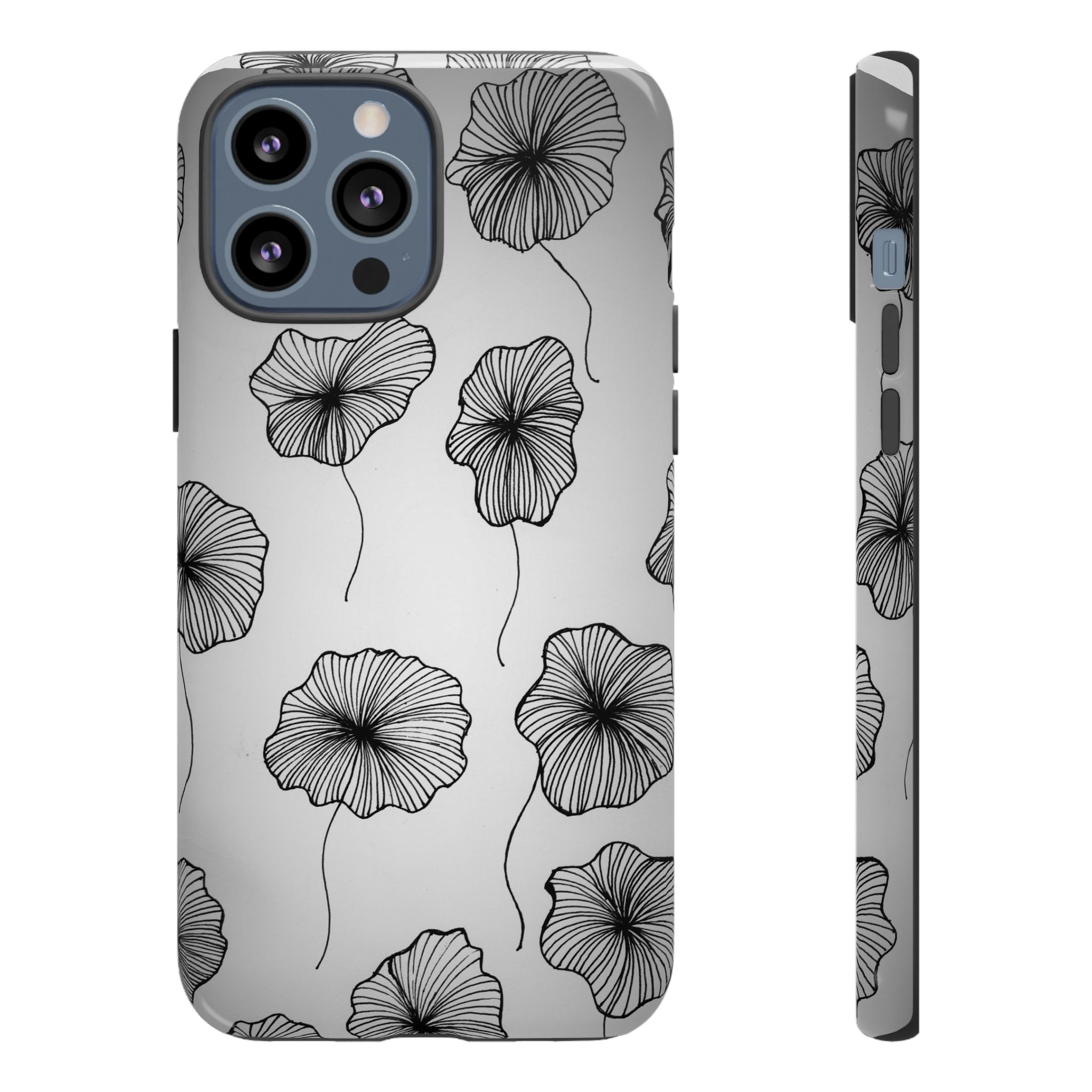 Floral Sketch Tough Phone Case