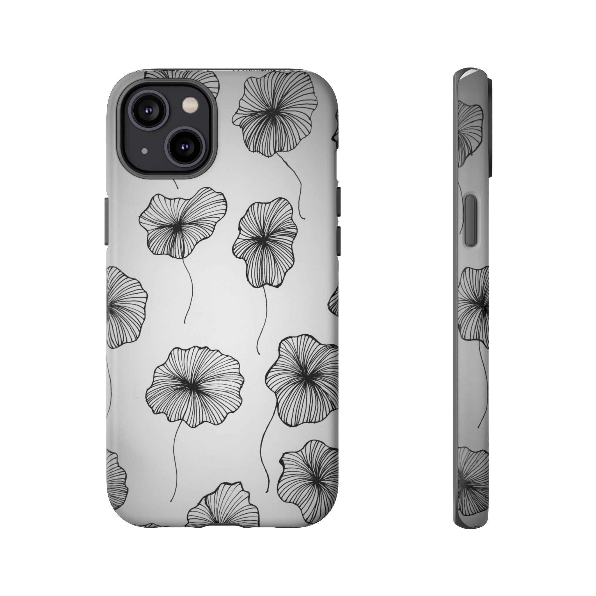 Floral Sketch Tough Phone Case