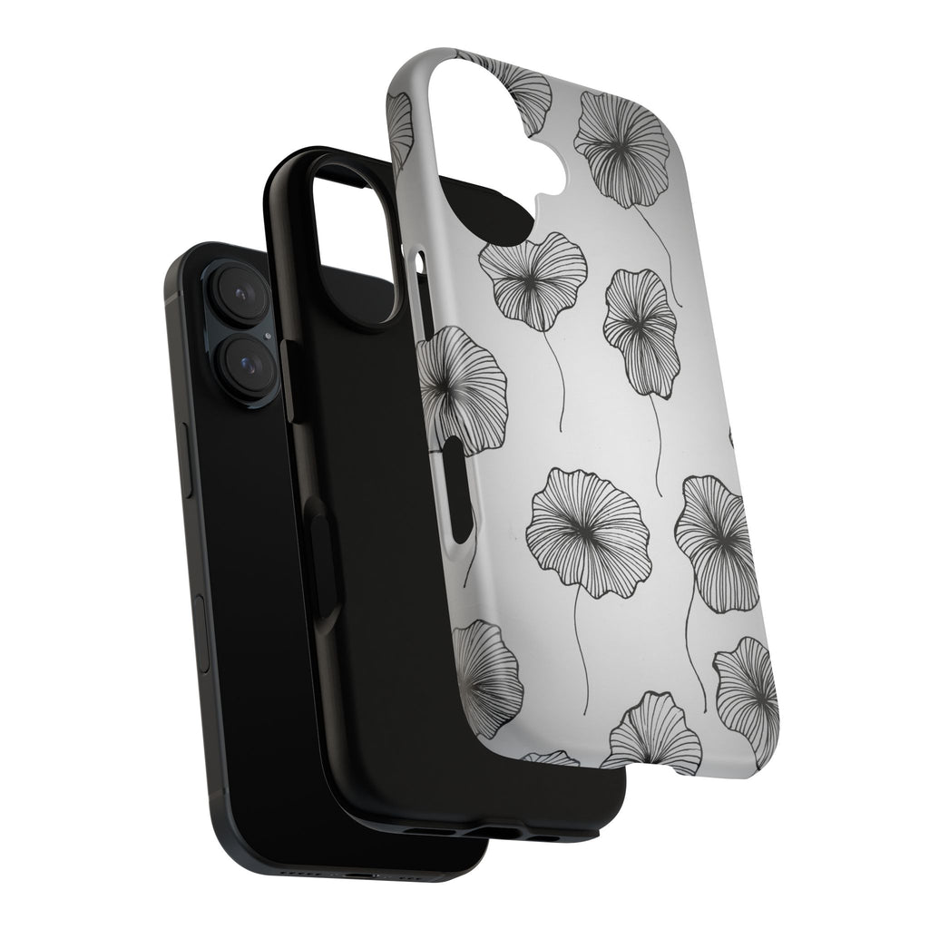 Floral Sketch Tough Phone Case
