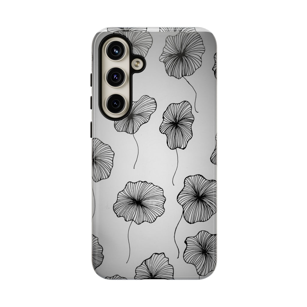 Floral Sketch Tough Phone Case