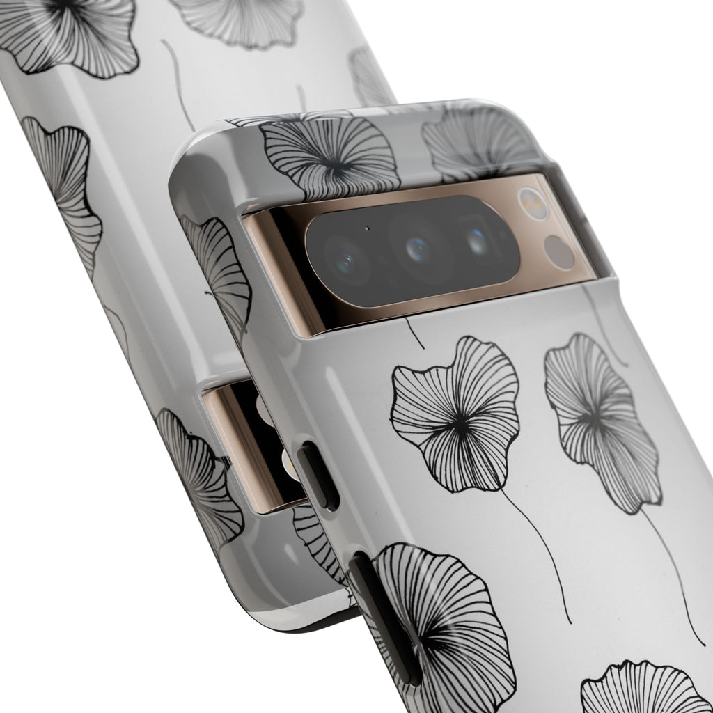 Floral Sketch Tough Phone Case