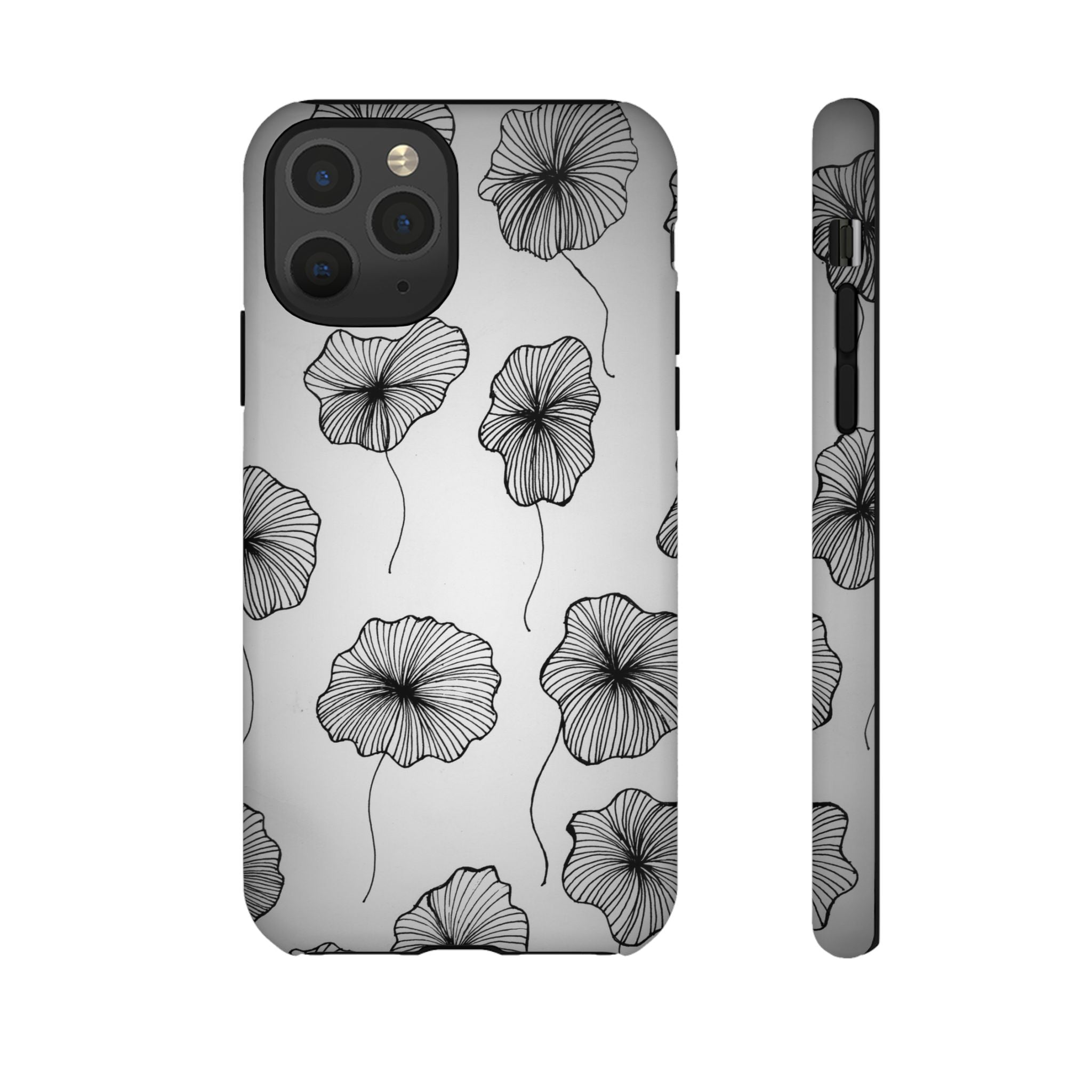 Floral Sketch Tough Phone Case