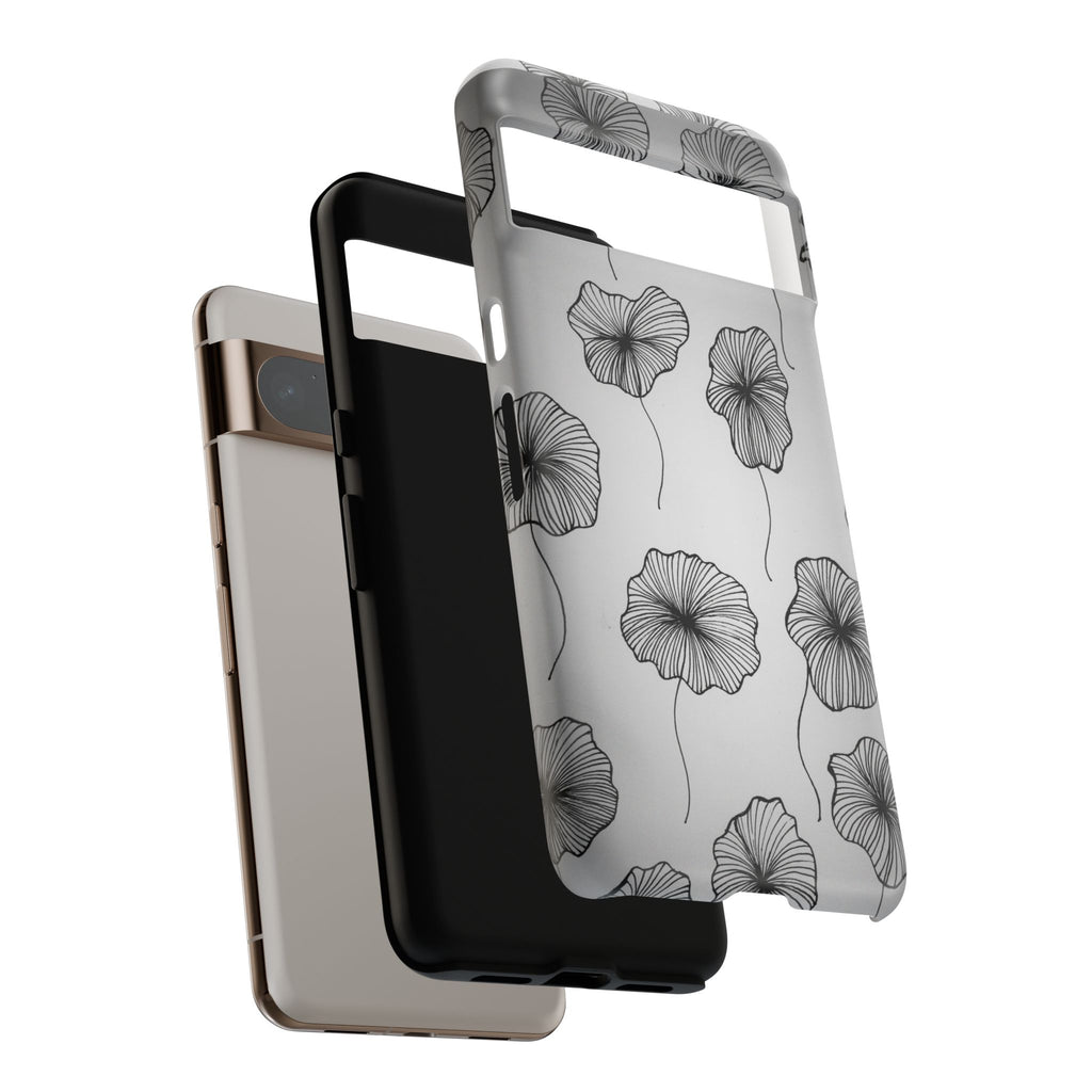 Floral Sketch Tough Phone Case