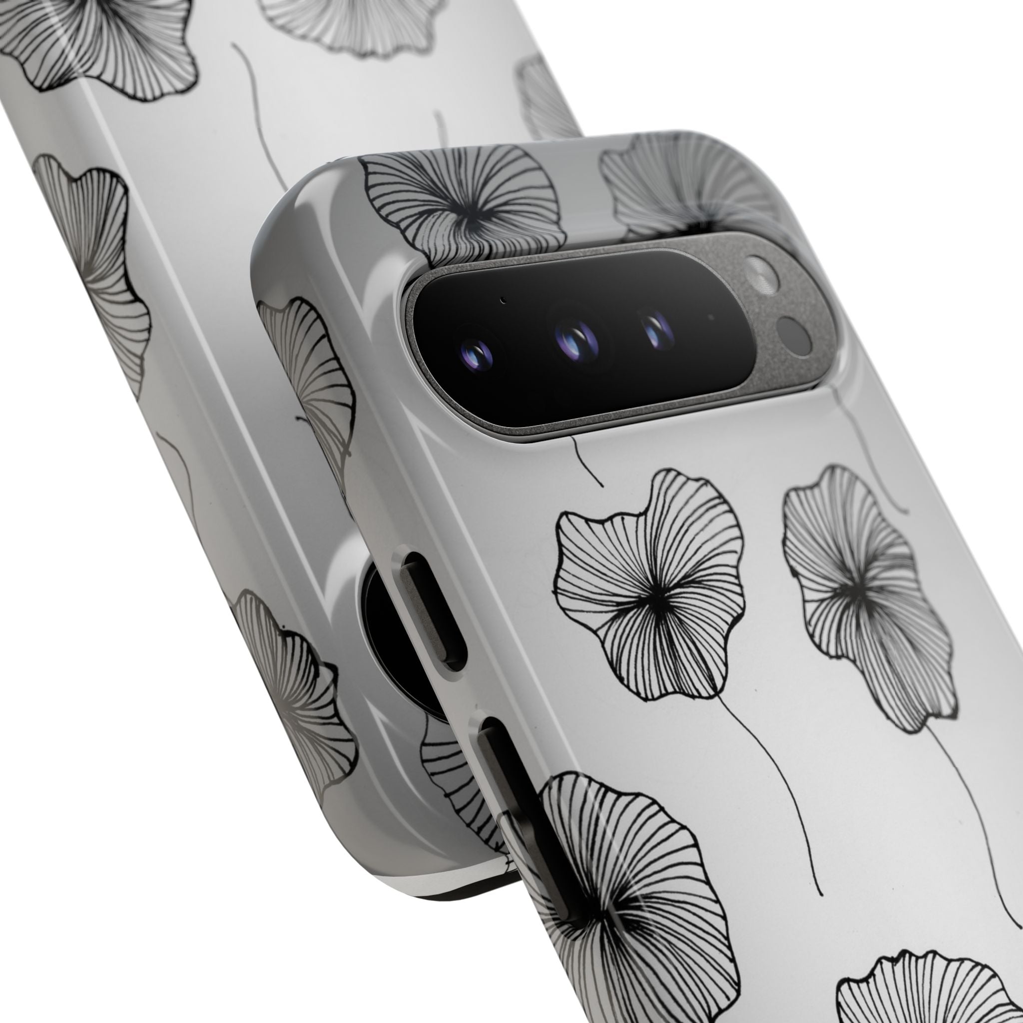 Floral Sketch Tough Phone Case