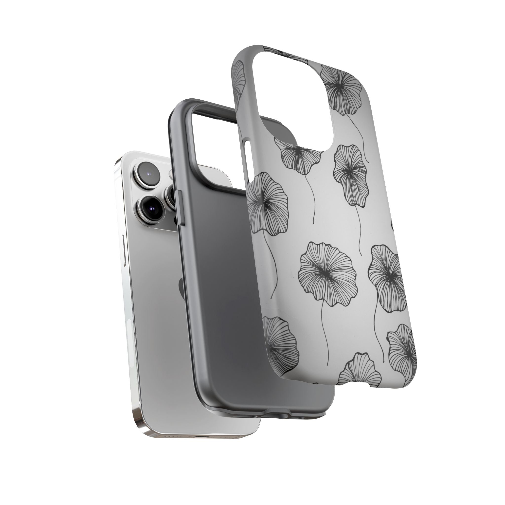 Floral Sketch Tough Phone Case