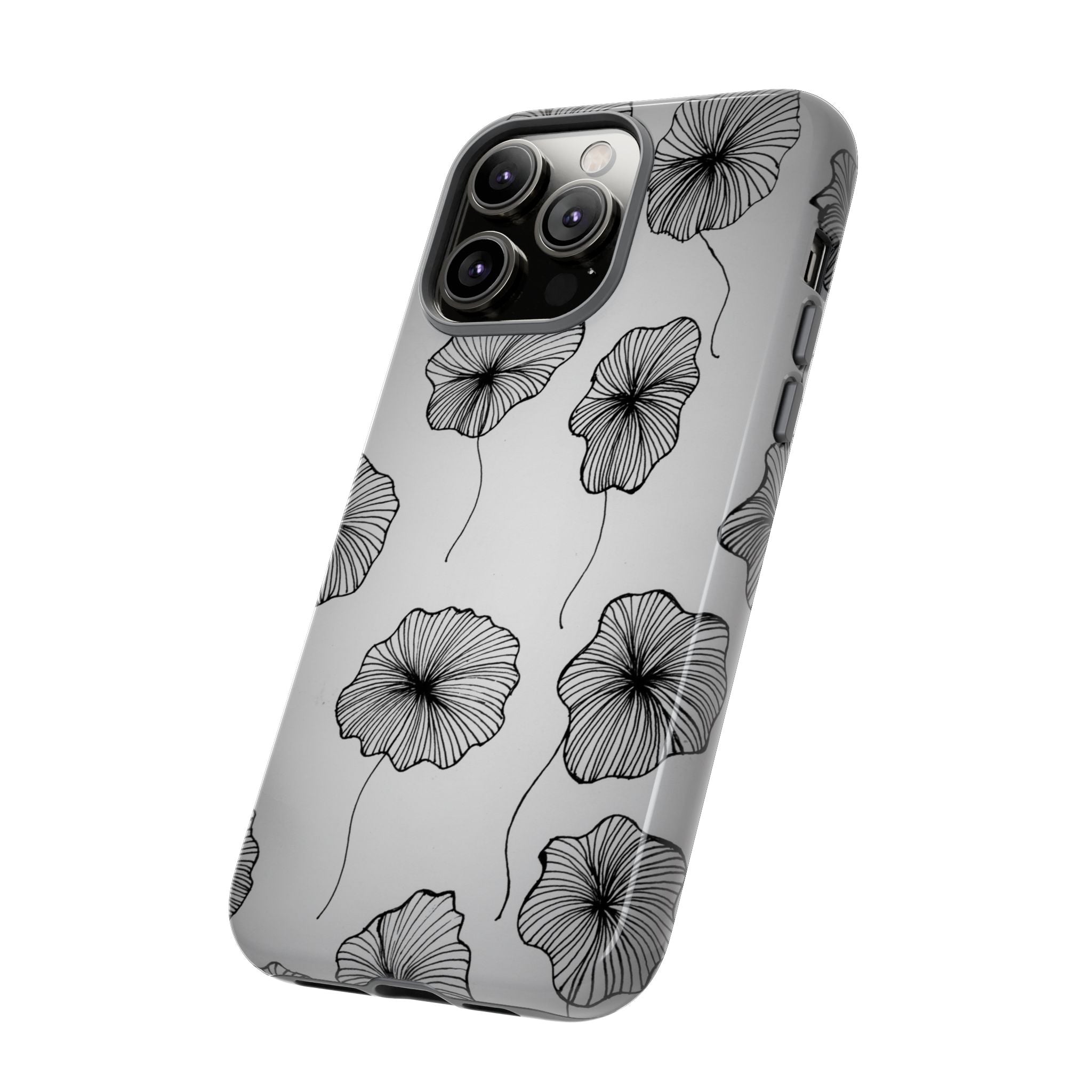 Floral Sketch Tough Phone Case