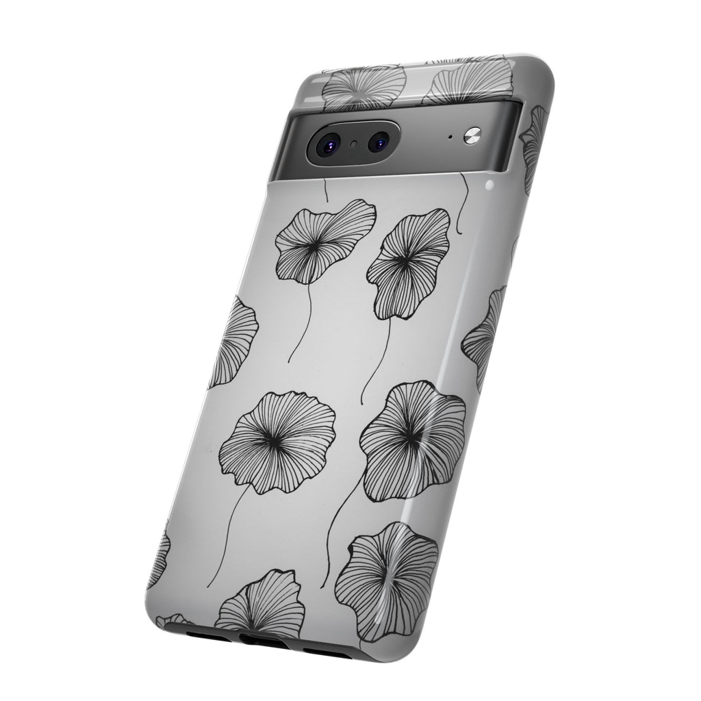 Floral Sketch Tough Phone Case