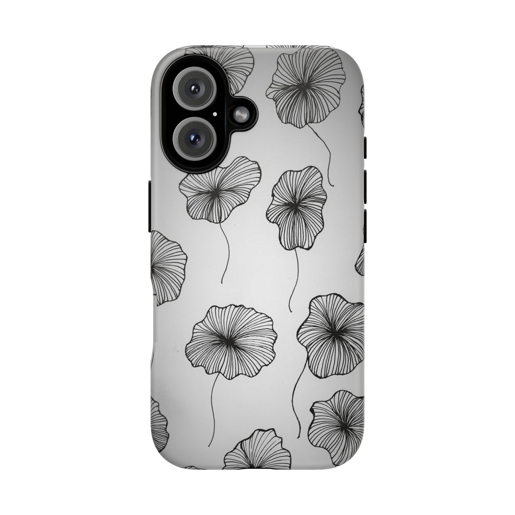 Floral Sketch Tough Phone Case