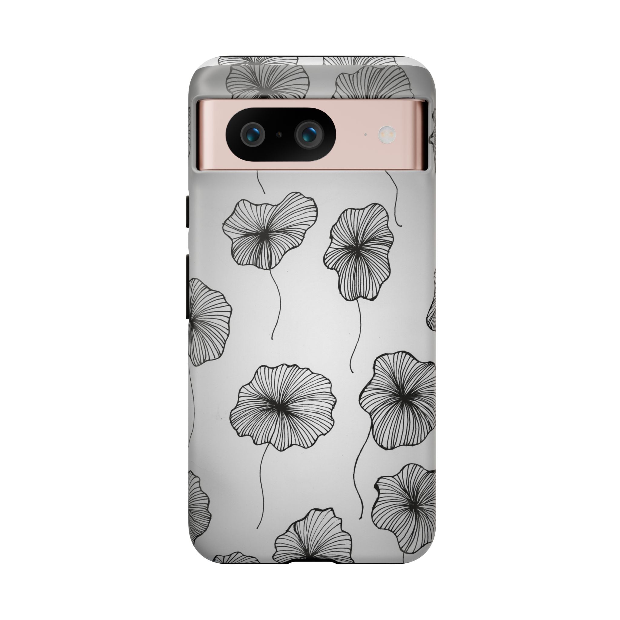 Floral Sketch Tough Phone Case
