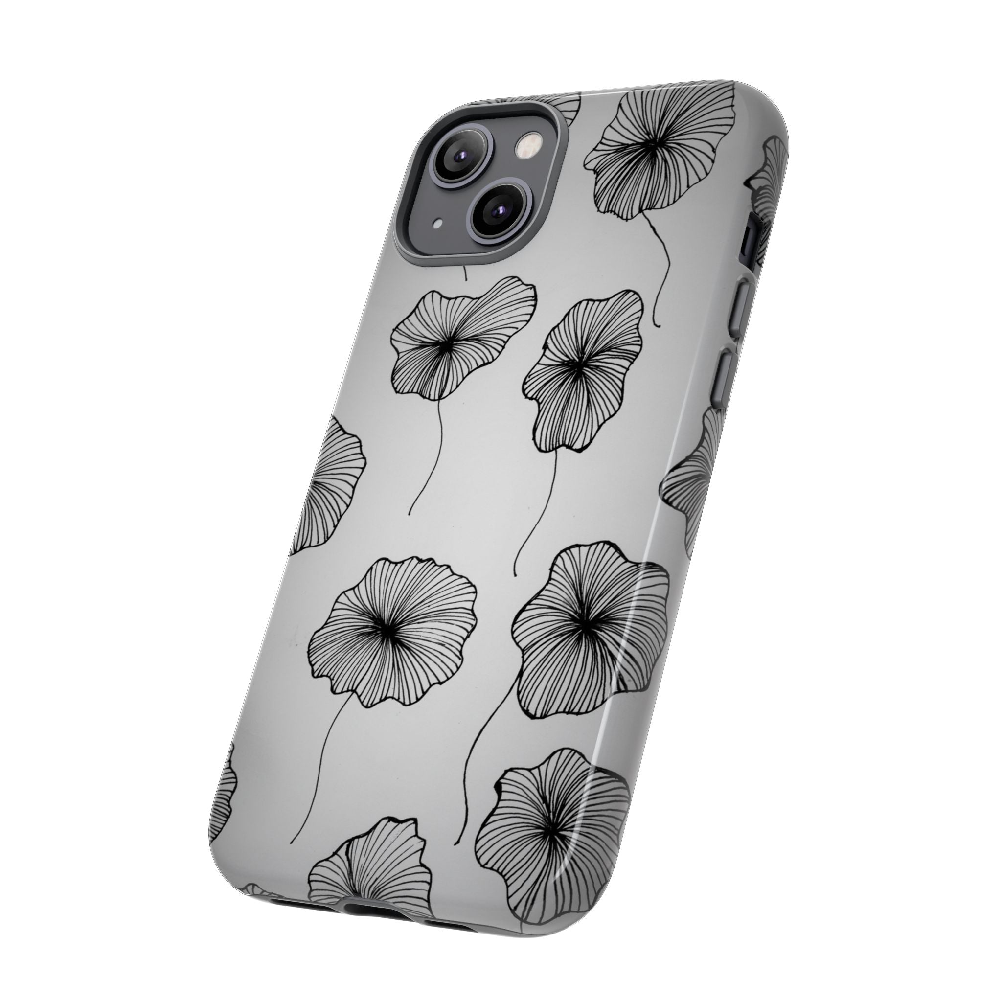 Floral Sketch Tough Phone Case