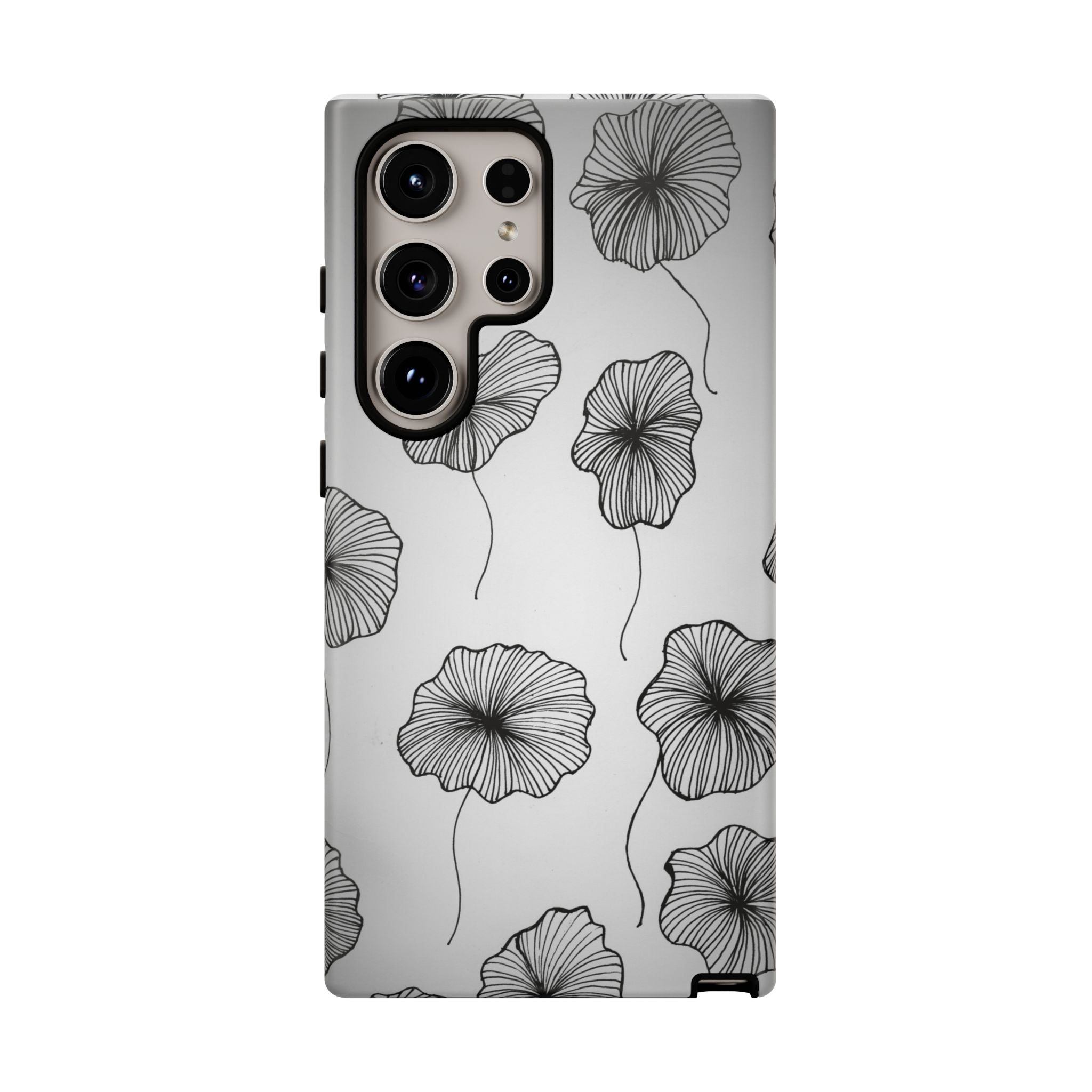 Floral Sketch Tough Phone Case