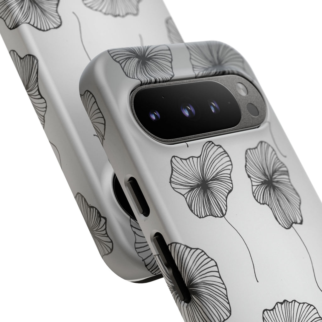 Floral Sketch Tough Phone Case