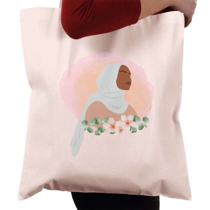 Muslimah Pastel Pink Tote Bag