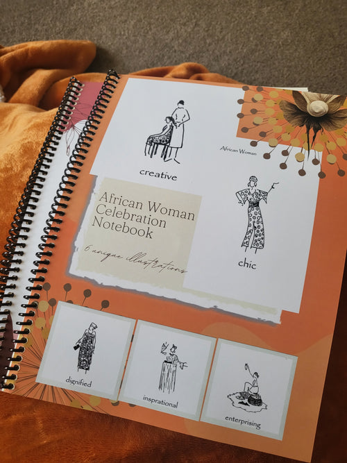 African Woman Notebook