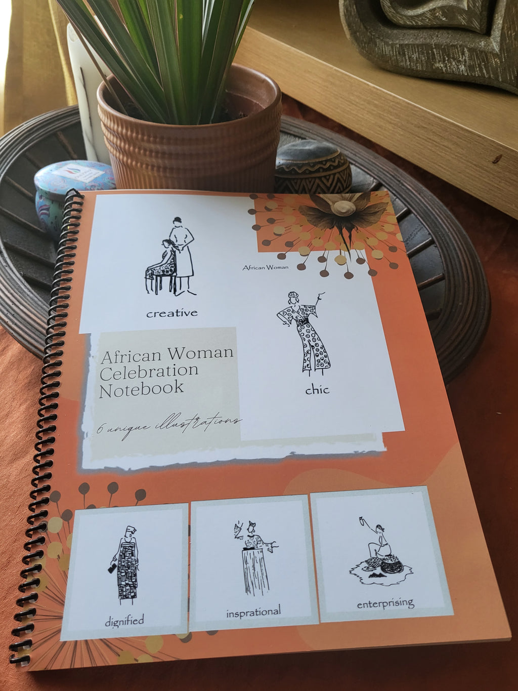 African Woman Notebook