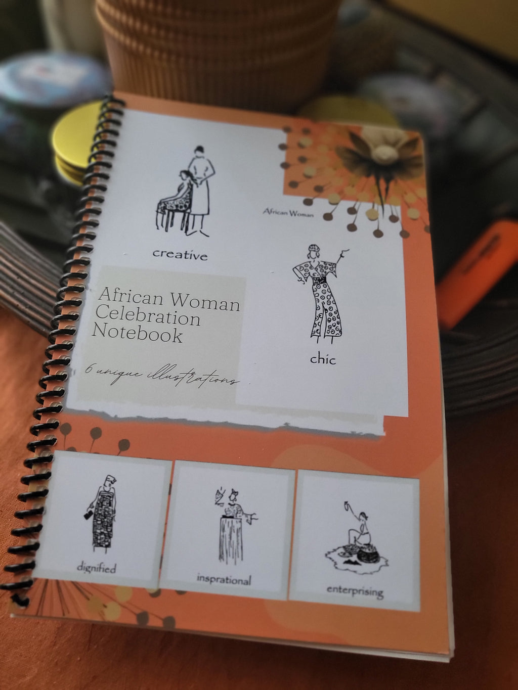 African Woman Notebook