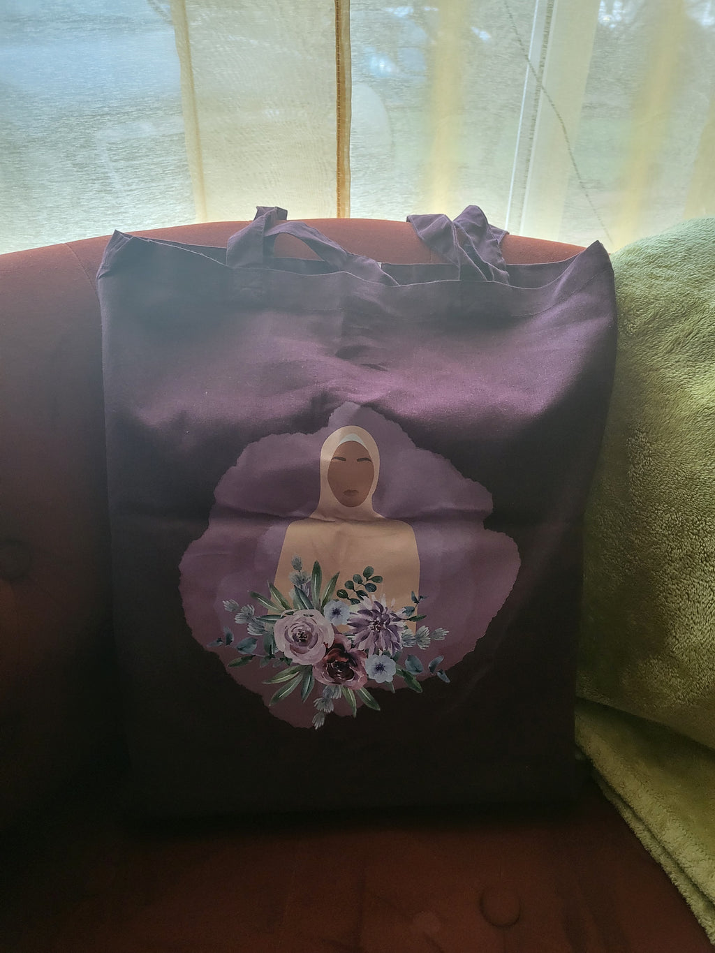 Muslimah Plum Tote Bag