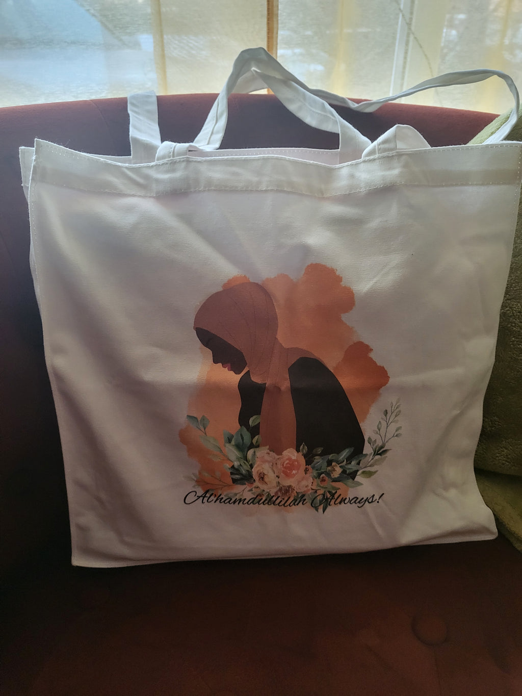 Alhamdulillah Always Muslimah Tote Bag